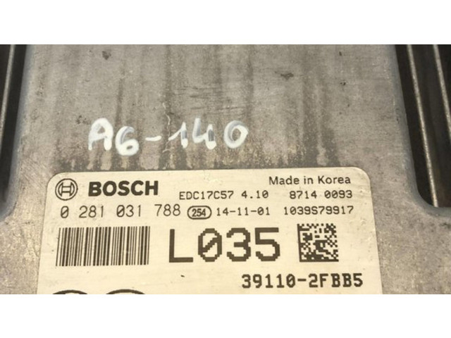 Řídící jednotka 391102FBB5, 0281031788 KIA Sorento 2014