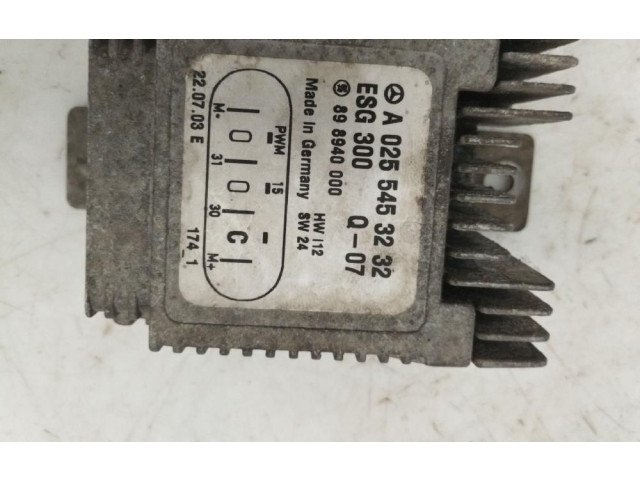 Блок управления A0255453232, 898940000   Mercedes-Benz A W168