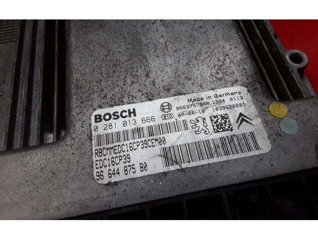 Блок управления двигателя 9664487580, 9663757980   Citroen C-Crosser