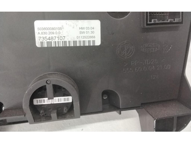 Блок управления климат-контролем 198A5000 Lancia Delta III