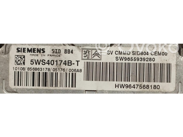 Комплект блоков управления SW9655939280, SW9655939280 Citroen C2