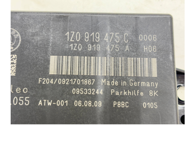 Блок управления парковки 1Z0919475C, 1Z0919475A   Skoda Octavia Mk2 (1Z)    