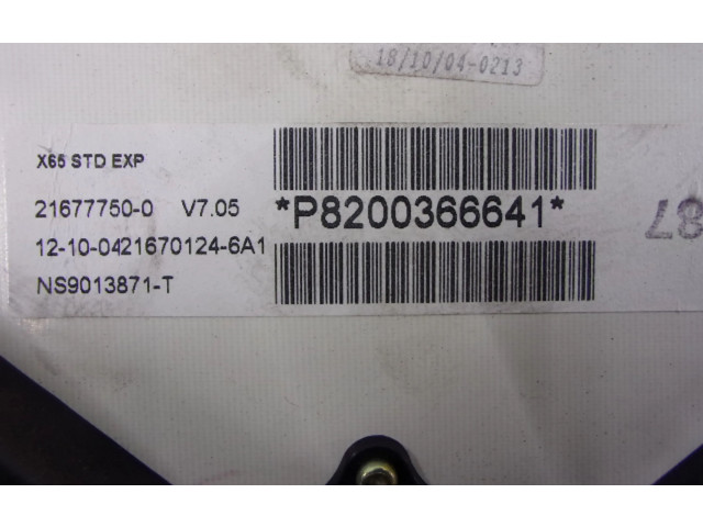 Přístrojová deska Renault Thalia I 2004 8200366641, 8200366641