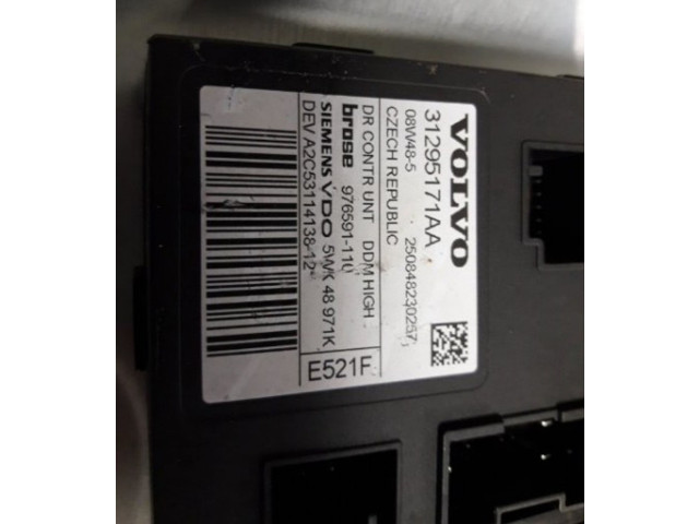 Передний механический механизм для подъема окна 1684440, 0976591110   Volvo C30