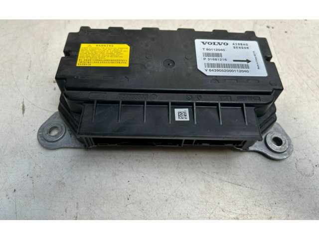 Блок управления надувных подушек 31681216, 80112040   Volvo XC60