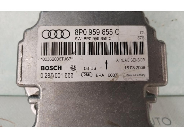 Блок подушек безопасности 8P0959655C, 8P0959655C   Audi A3 S3 8P