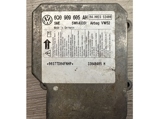 Блок подушек безопасности 6Q0909605AH, 04H023S2400   Volkswagen Caddy