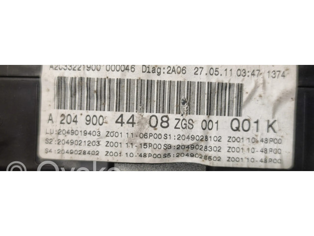 Přístrojová deska Mercedes-Benz C W205 2017 A2049004408