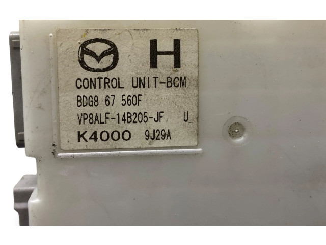 Блок комфорта BDG867560F, VP8ALF14B205JF Mazda 3 II