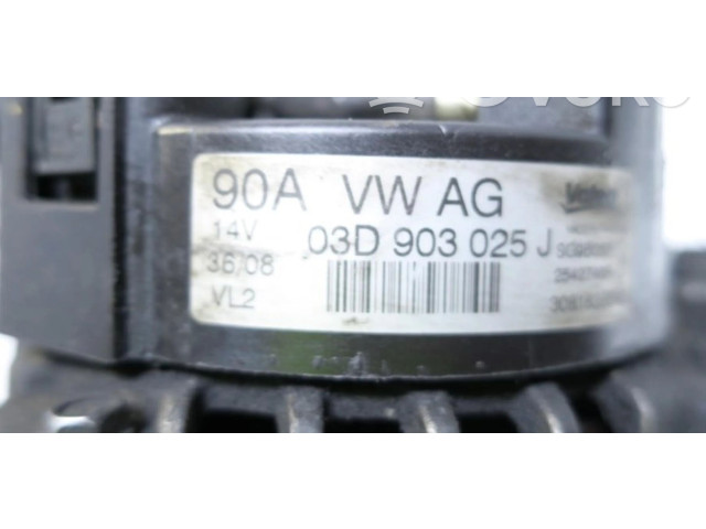 Генератор 03D903025J Skoda Fabia Mk2 (5J)