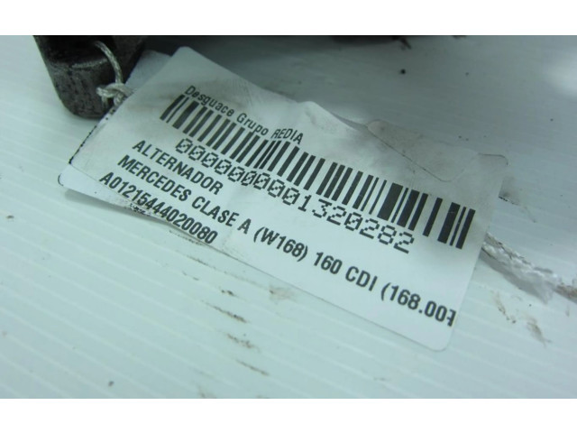 Генератор A01215444020080   Mercedes-Benz A W168      