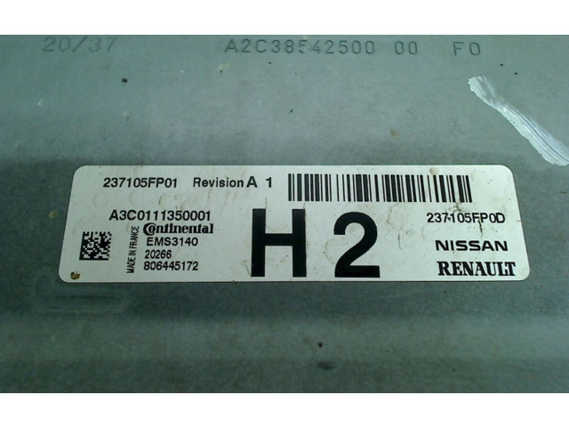 Řídící jednotka 237105FP01, 237105FP01 Nissan Micra K14 2020