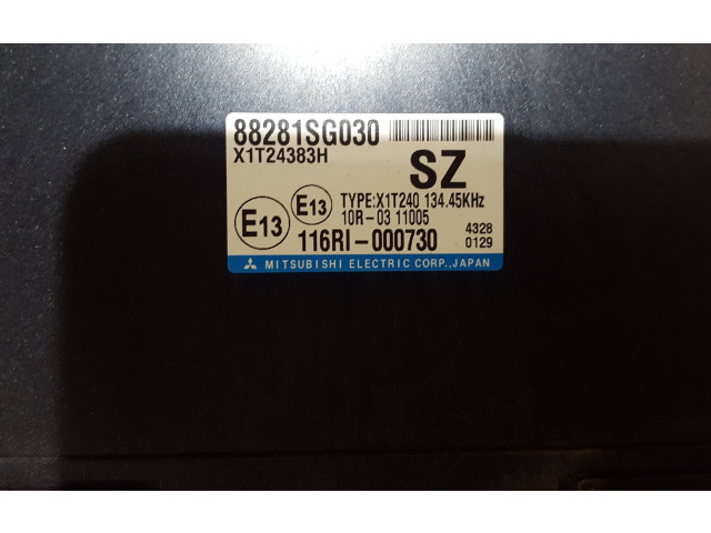 Блок комфорта 88281SG030, X1T24383H   Subaru Forester SJ   