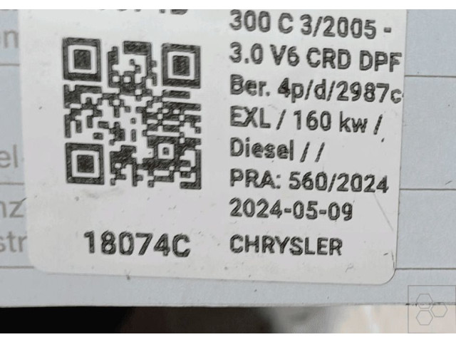 Генератор K04896808AC   Chrysler 300 - 300C      