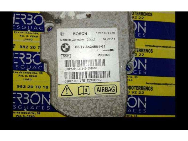 Блок подушек безопасности 0285001870 BMW X3 E83