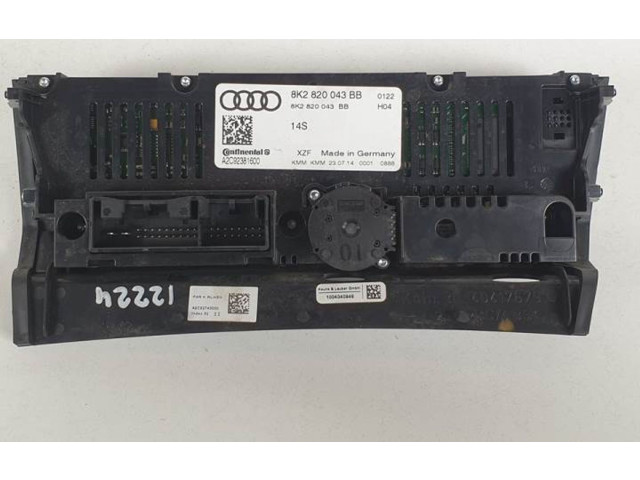 Блок управления климат-контролем 8K2820043 Audi A5 8T 8F
