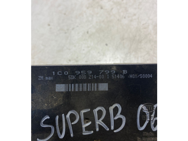 Блок комфорта 1C0959799B, 5DK00821400 Skoda Superb B5 (3U)