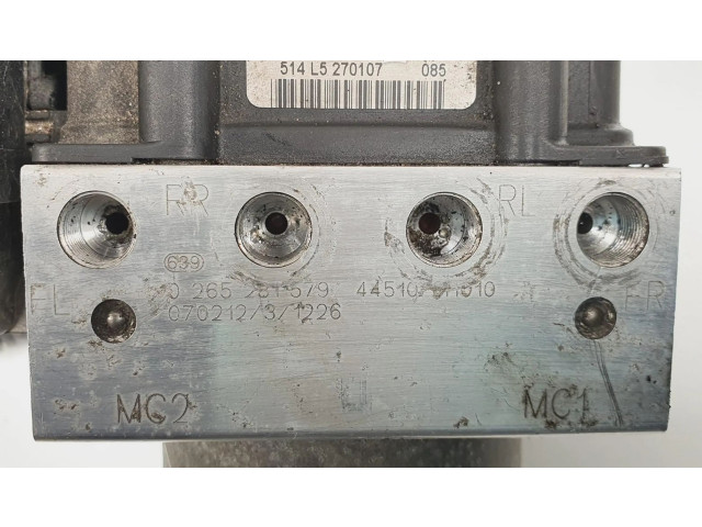 Блок АБС 0265231579   Citroen  C1  2006 - 2013 года
