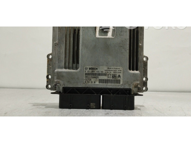 Блок управления двигателя 9825318180, 0281034189 Peugeot Partner III