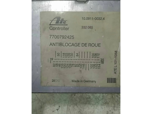 Řídící jednotka Controller Renault 21