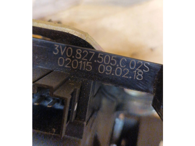 Замок багажника 3V0827505C, 020115090218    Skoda Superb B8 (3V) 2015 - 2024 года