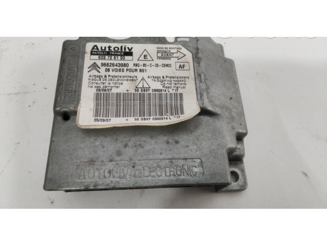 Блок подушек безопасности 9662643980   Citroen C4 I