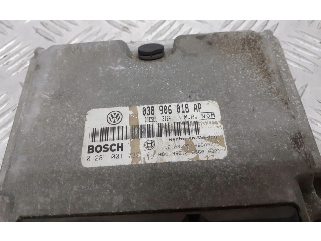 Блок управления двигателя 038906018AP Volkswagen New Beetle