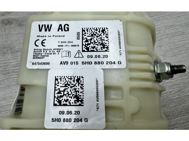 Подушка безопасности пассажира 5H0880204G, 647543600   Skoda Octavia Mk4