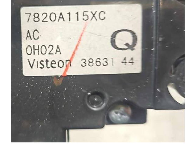 Блок управления климат-контролем 7820A115XC, 3863144 Mitsubishi Lancer VIII