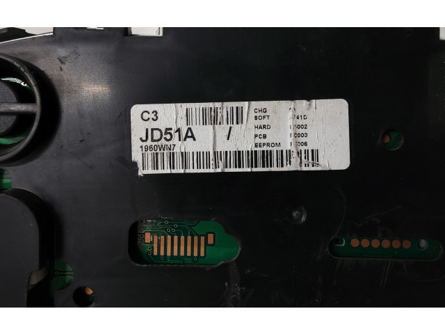 Přístrojová deska Nissan Qashqai 2009 JD51A, 1960WN7