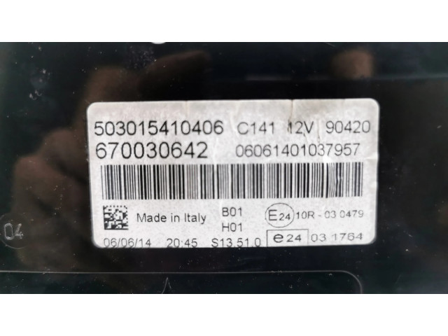 Панель приборов 503015410406, 670030642 Maserati Ghibli