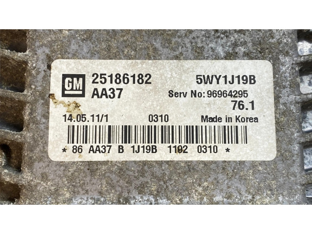 Řídící jednotka 5WY1J19B, 25186182 Chevrolet Cruze 2012