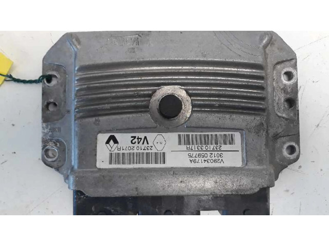 Блок управления двигателя 237102071R Dacia Sandero