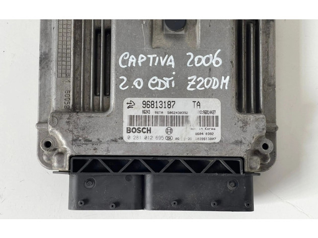 Řídící jednotka 96813187, 96813187 Chevrolet Captiva 2006