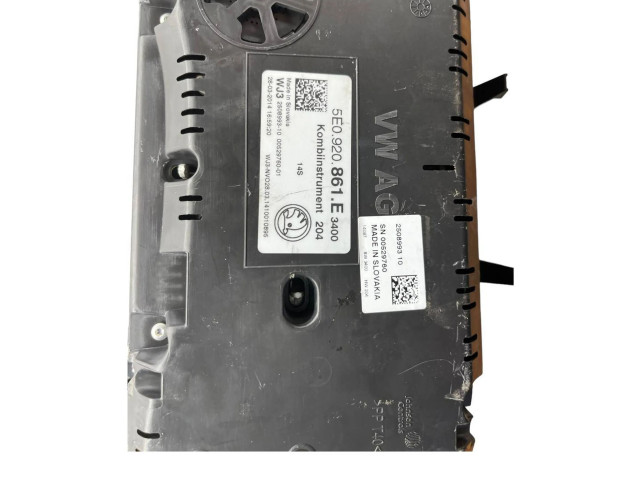 Панель приборов 5E0920861E, 2508993 Skoda Octavia Mk3 (5E)