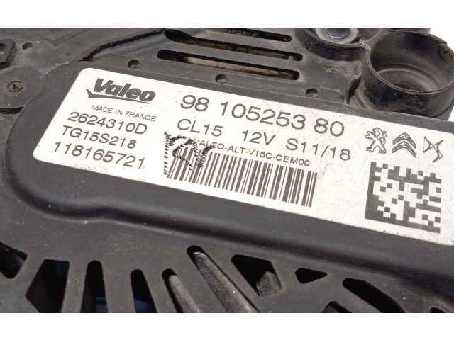 Генератор 9810525380, TG15S218   Citroen SpaceTourer XL      