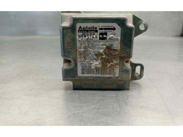 Блок подушек безопасности 8200381654, 605044900   Nissan Kubistar