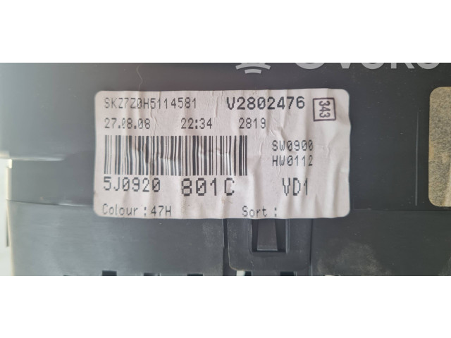 Спидометр (приборный щиток) Skoda Praktik (5J8) 2006 - 2015 года