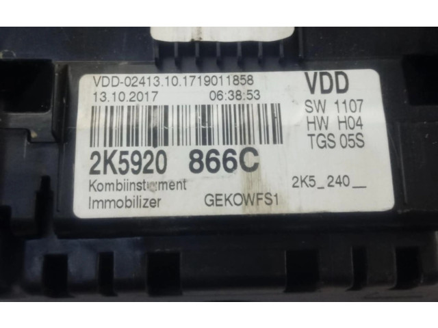 Панель приборов 2K5920866C Volkswagen Caddy