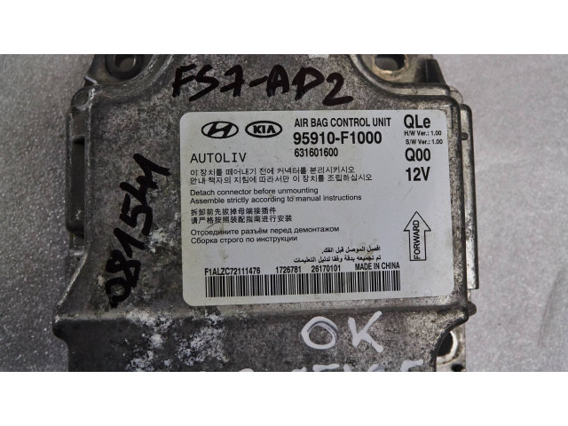 Блок подушек безопасности 95910f1000, 631601600   KIA Sportage