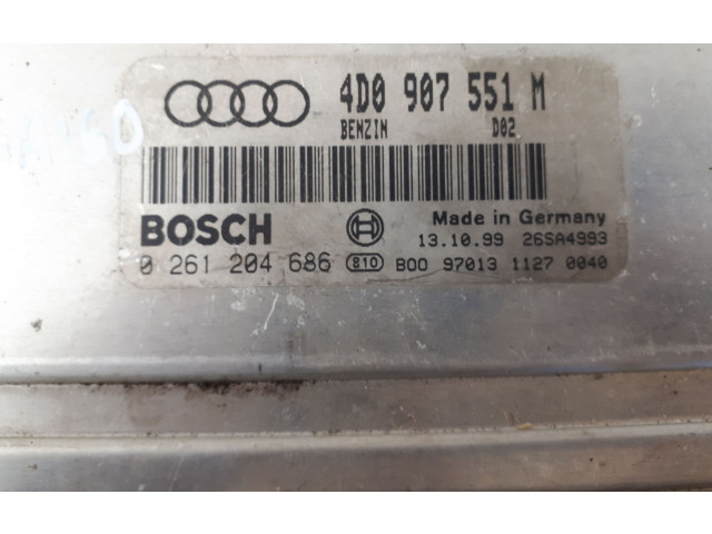 Блок управления двигателя 4D0907551M   Audi A8 S8 D2 4D