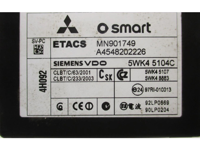 Блок комфорта A4548202226 Smart ForFour I