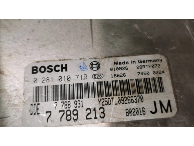 Řídící jednotka 7788931, 0281010719 Opel Omega B2 2002