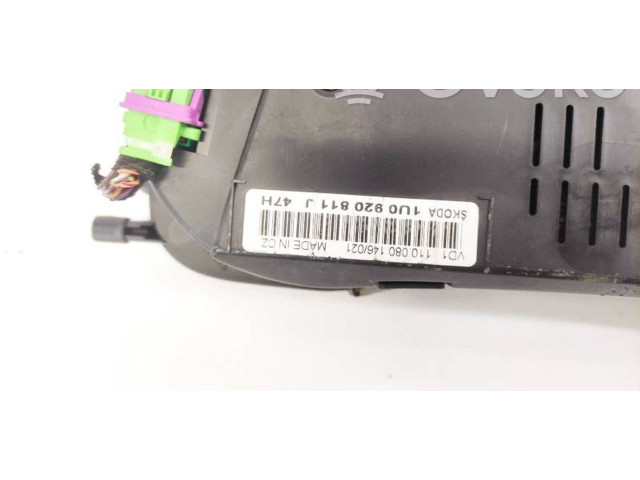 Панель приборов 1U0920811J, 110080146   Skoda Octavia Mk1 (1U)       