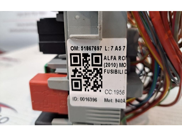 Блок предохранителей 51867697, 51867697 Alfa Romeo Giulietta