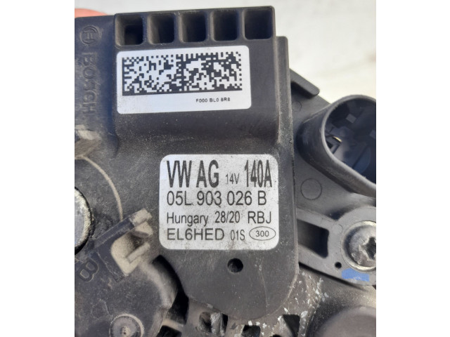 Генератор 05L903026B, 05L903026B   Skoda Octavia Mk4      
