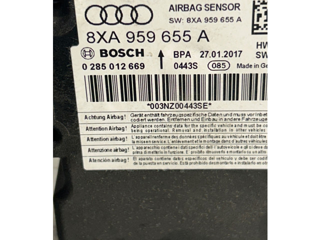 Блок подушек безопасности 8XA959655A, 0285012669   Audi A1