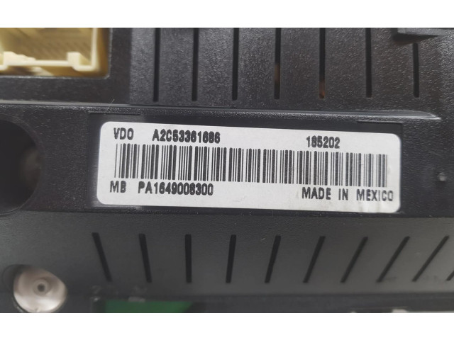 Панель приборов A1649008300, A2C53361686 Mercedes-Benz R W251