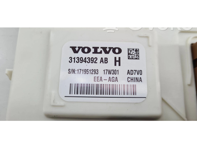 Блок комфорта 31394392   Volvo S90, V90   