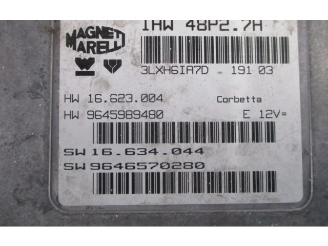 Блок управления двигателем Блок управления 9645989480, 9645989480   Alpine C2